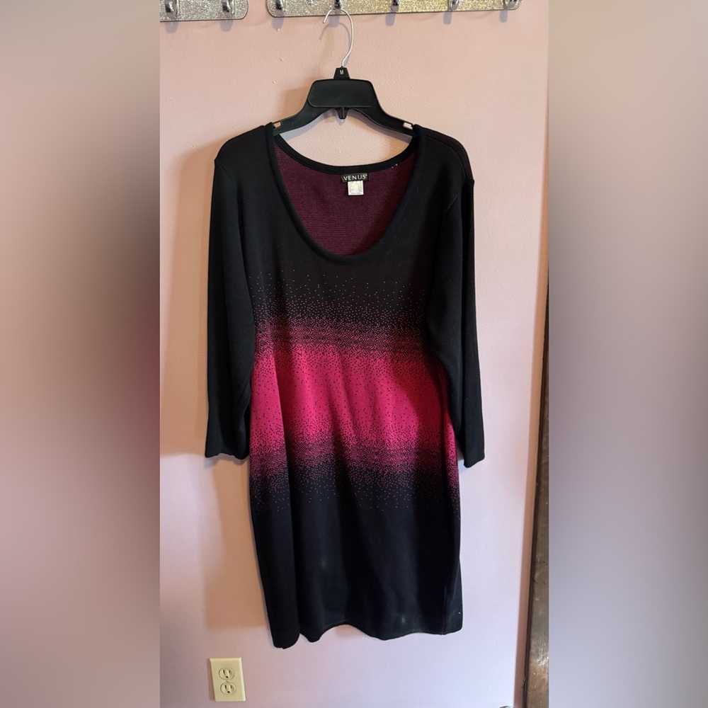 Venus Ombré Sweater Dress in size 2X